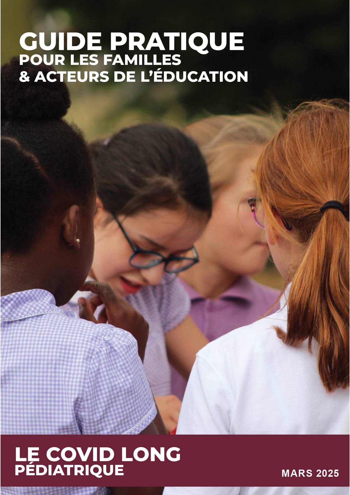 Guide pratique Covid long pédiatrique pour les familles et les professionnels de l'éducation